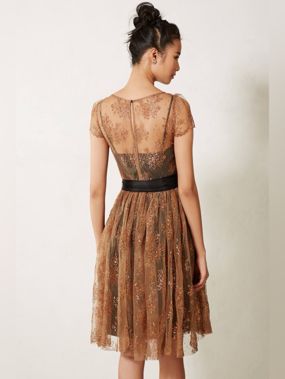 Anthropologie Bronze Moulinette Soeurs Dress - Picture 2 of 12